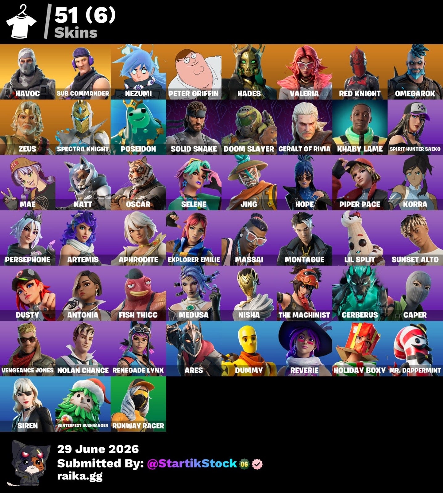 🎮 Cuenta Fortnite