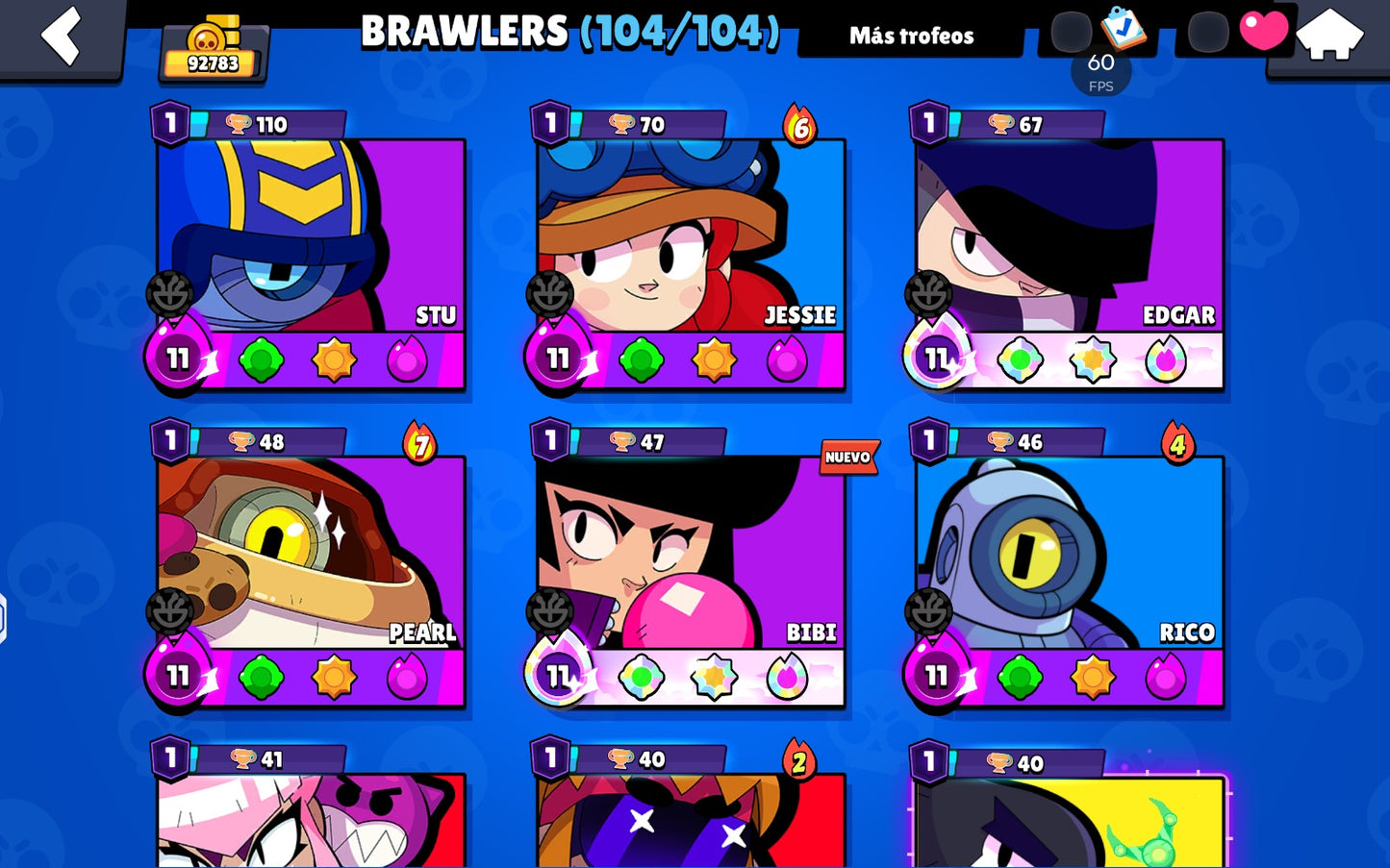 ⚡ Cuenta Brawl Stars
