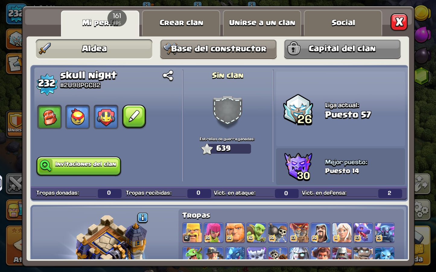 🏰 Cuenta Clash of Clans