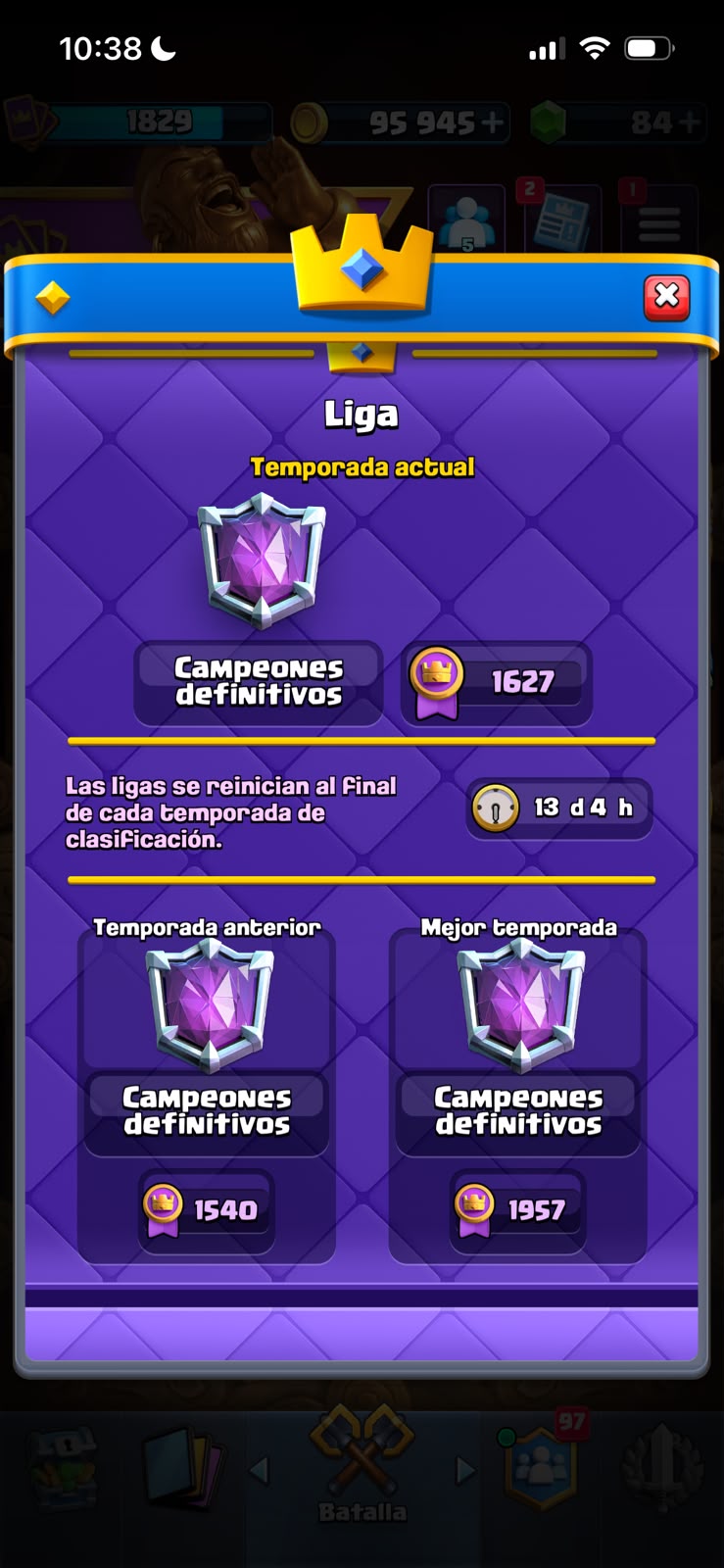 👑 Cuenta Clash Royale