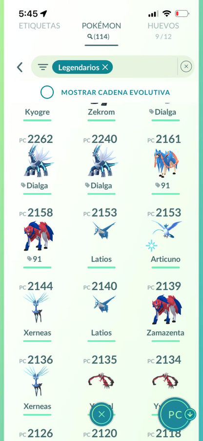 ⚡ Cuenta Pokémon