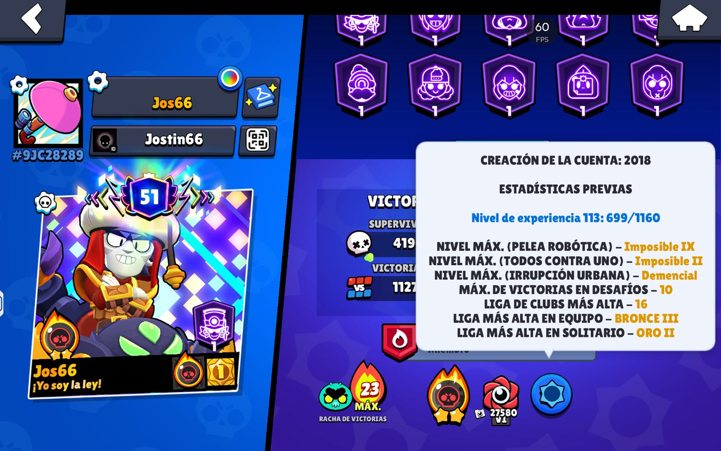 ⚡ Cuenta Brawl Stars