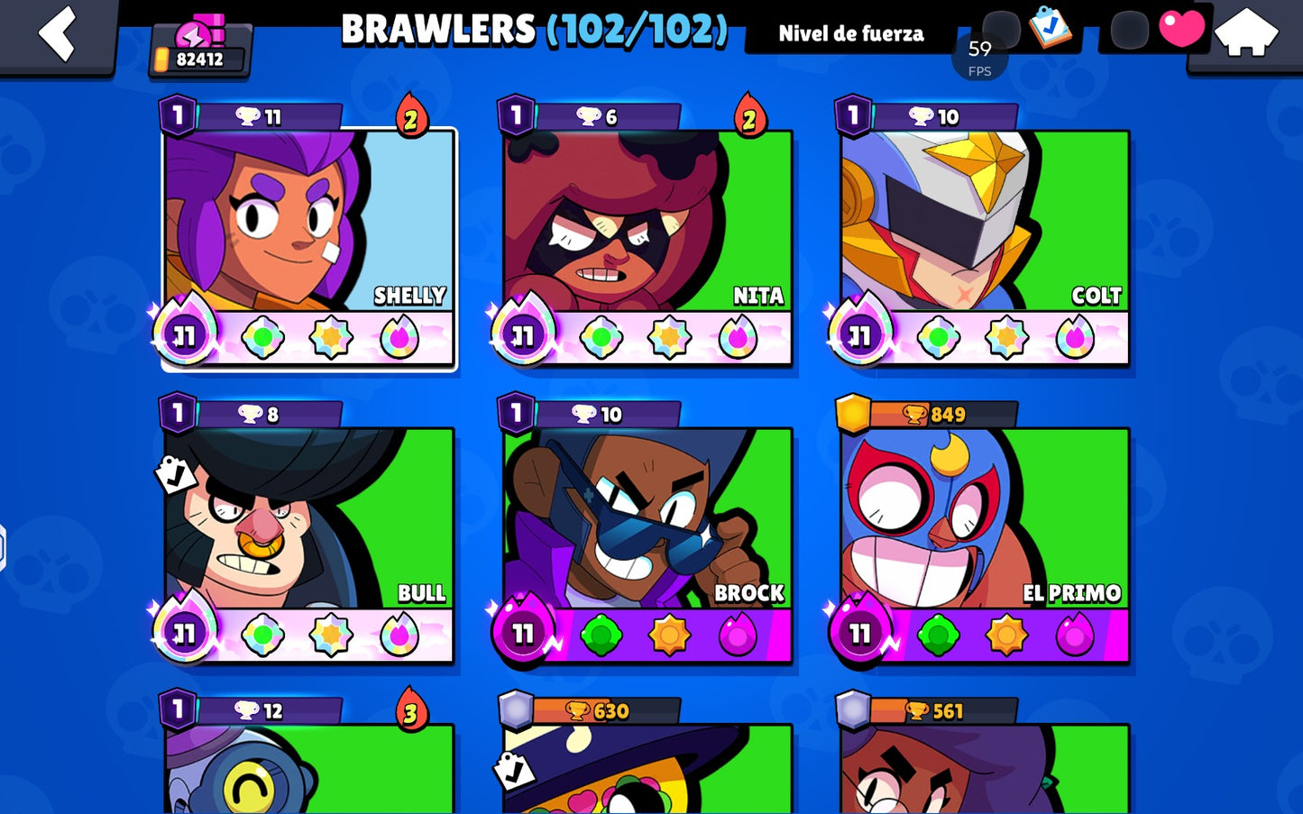 ⚡ Cuenta Brawl Stars