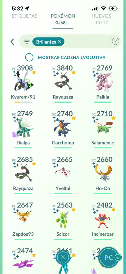 ⚡ Cuenta Pokémon