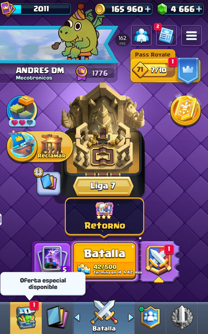 👑 Cuenta Clash Royale