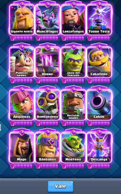 👑 Cuenta Clash Royale