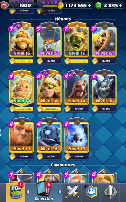 👑 Cuenta Clash Royale
