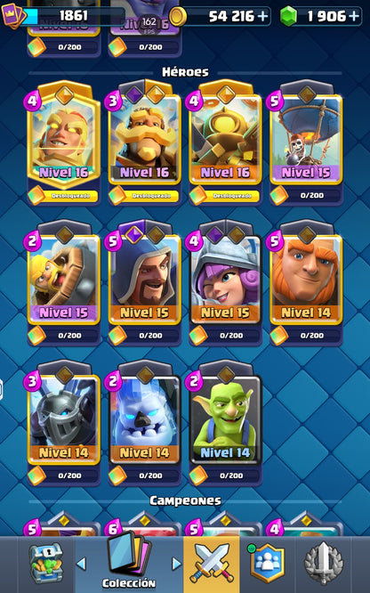 👑 Cuenta Clash Royale