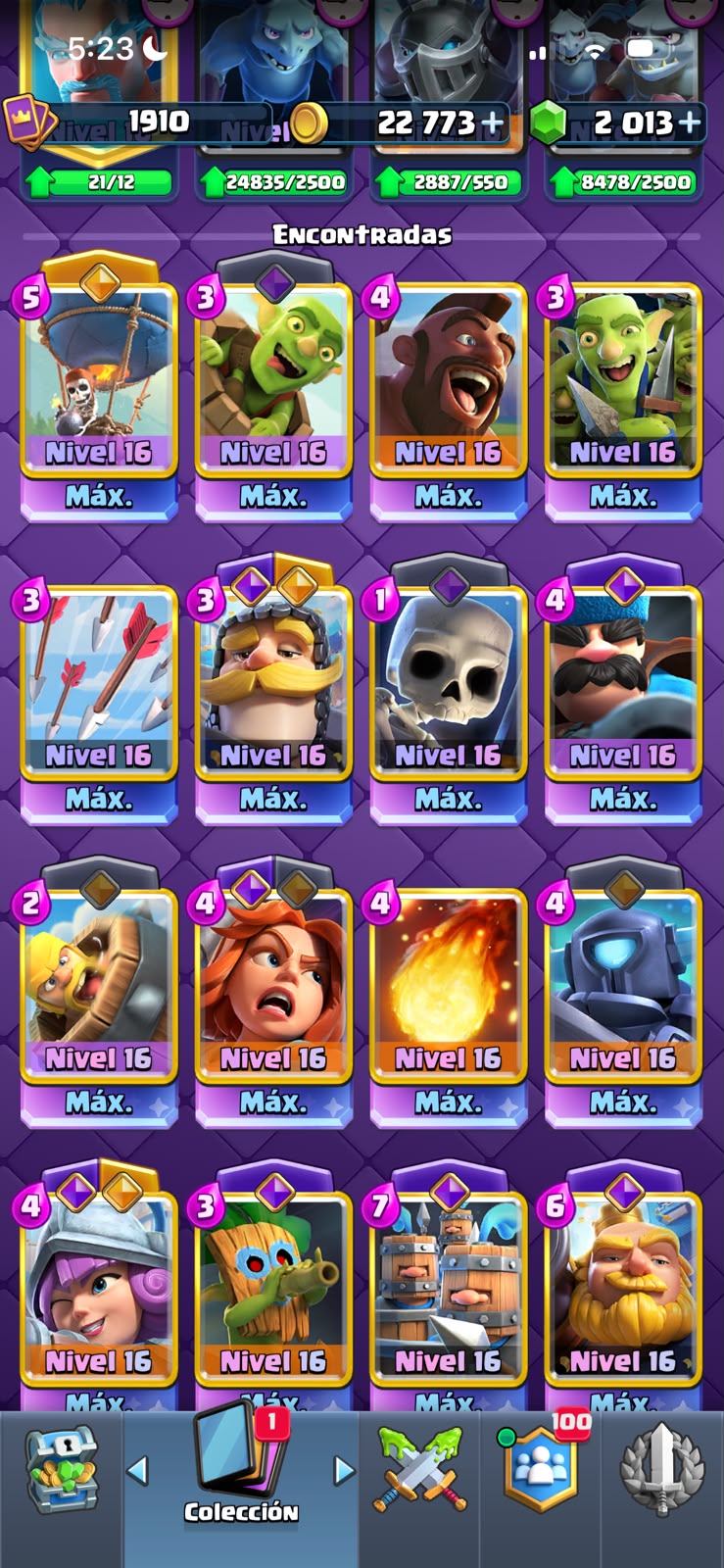 👑 Cuenta Clash Royale