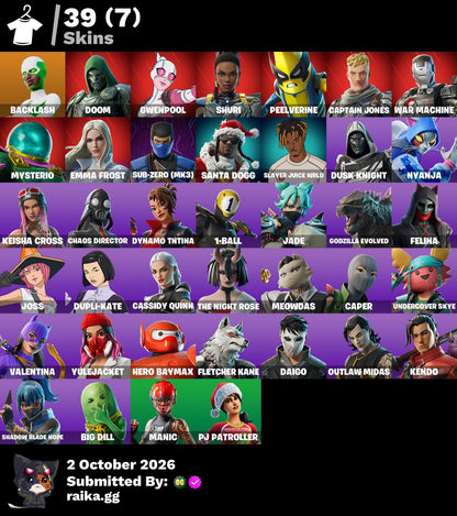 🎮 Cuenta Fortnite