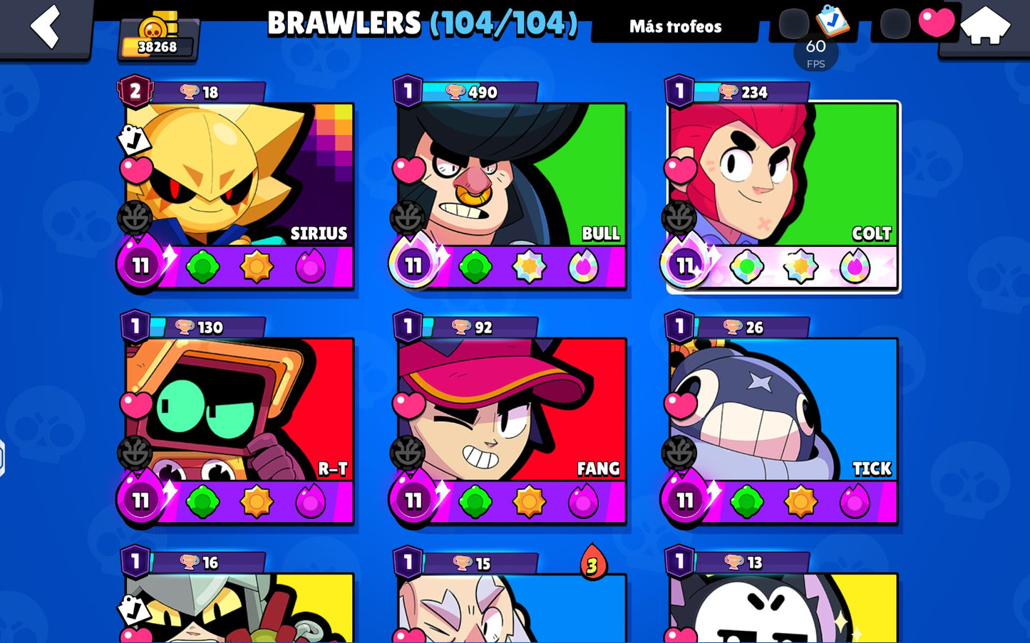 ⚡ Cuenta Brawl Stars