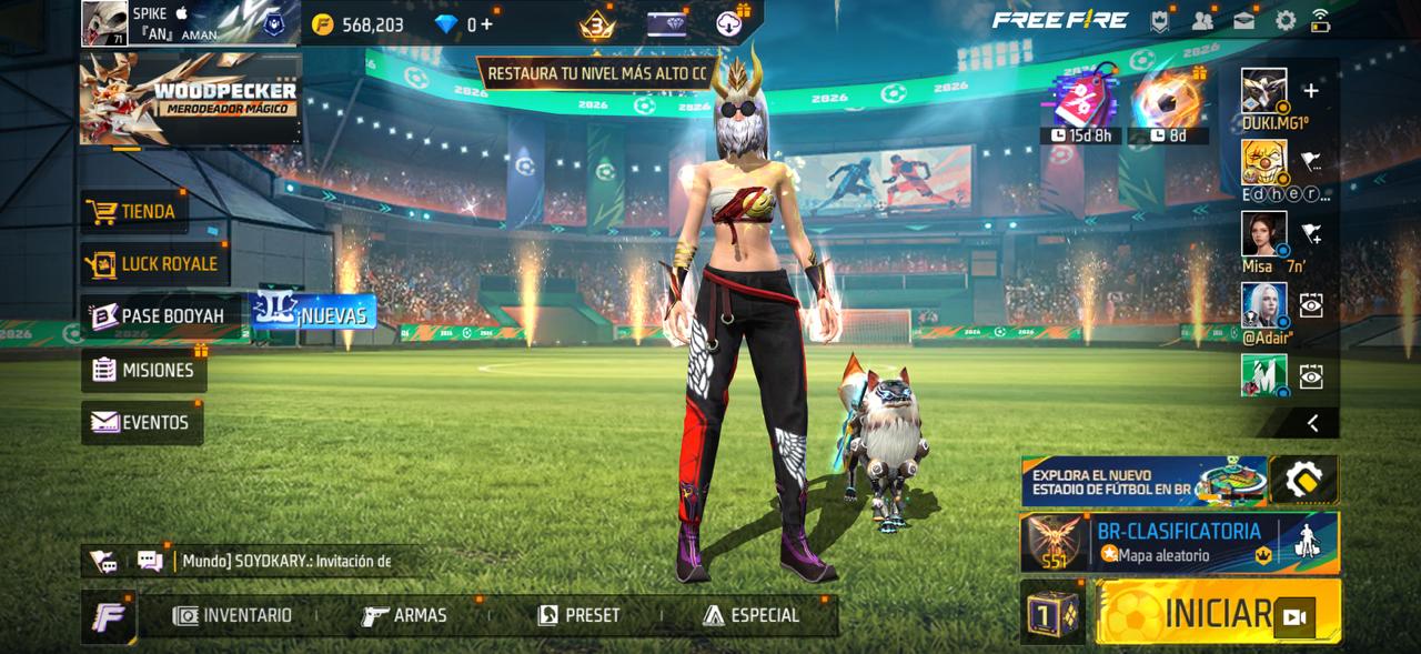 🔥 Cuenta Free Fire
