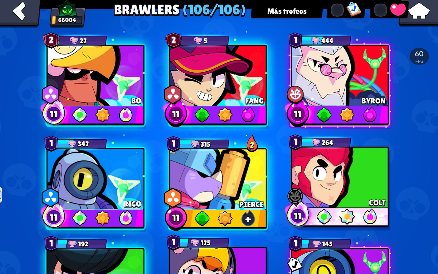 ⚡ Cuenta Brawl Stars