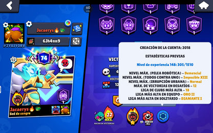 ⚡ Cuenta Brawl Stars
