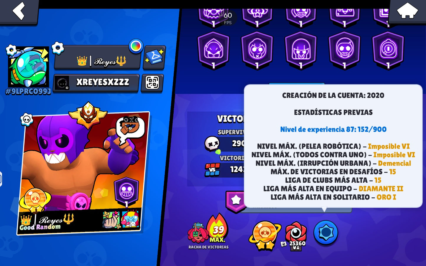 ⚡ Cuenta Brawl Stars