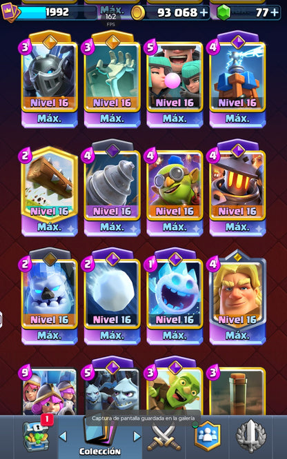 👑 Cuenta Clash Royale