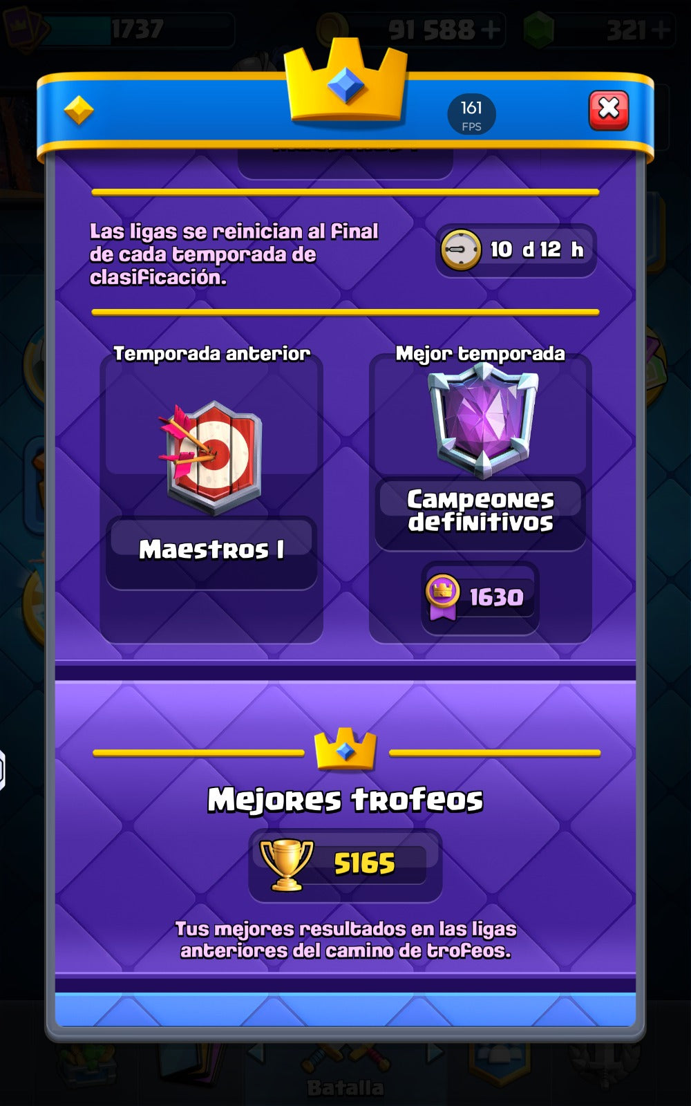 👑 Cuenta Clash Royale