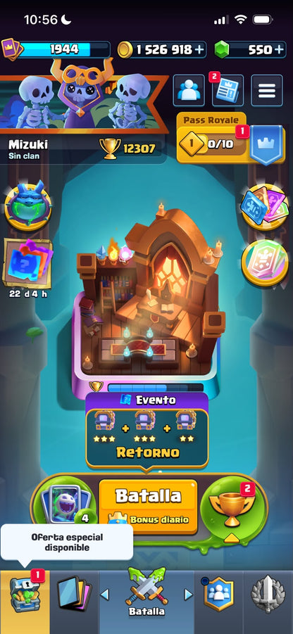 👑 Cuenta Clash Royale