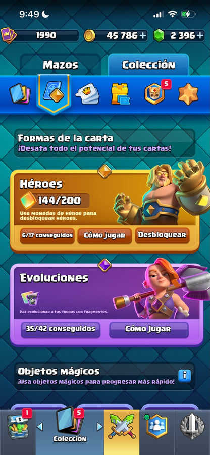 👑 Cuenta Clash Royale