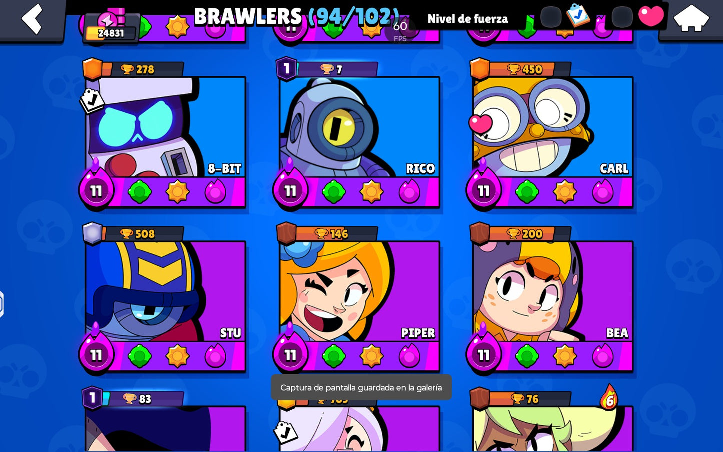 ⚡ Cuenta Brawl Stars