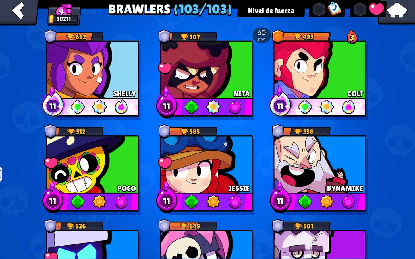 ⚡ Cuenta Brawl Stars
