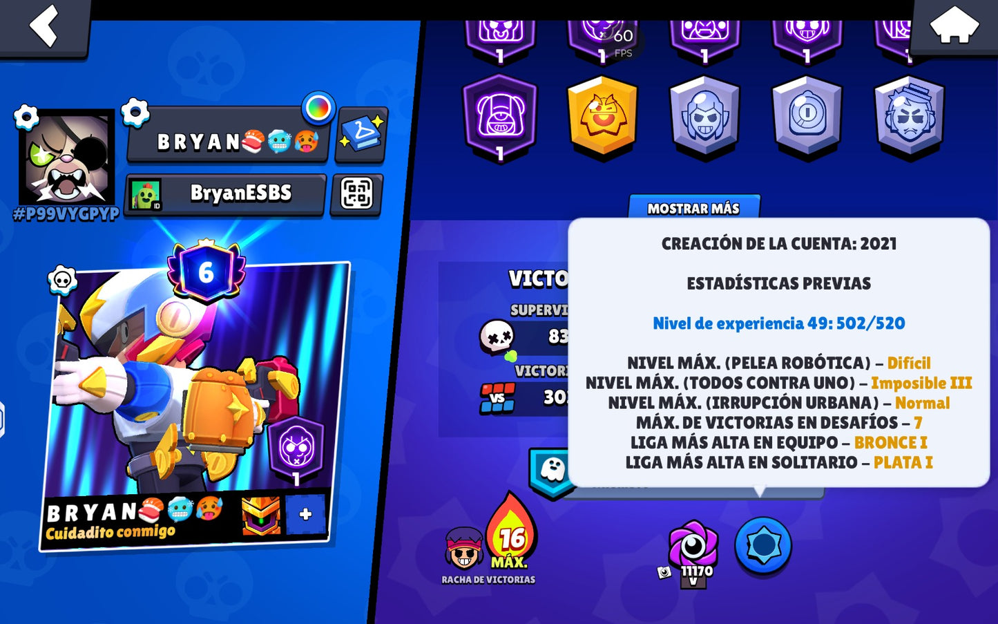 ⚡ Cuenta Brawl Stars