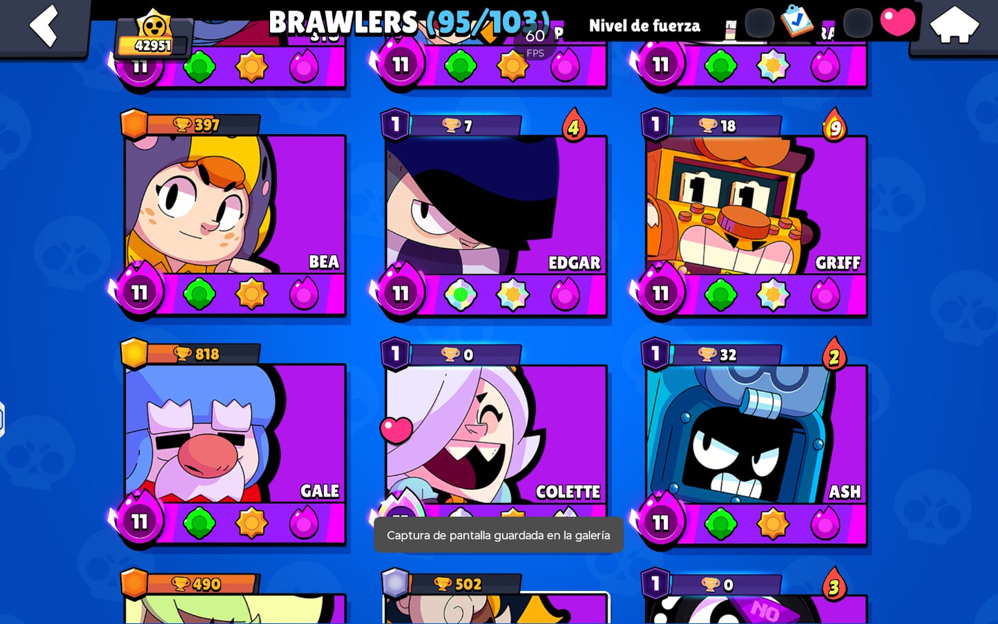 ⚡ Cuenta Brawl Stars