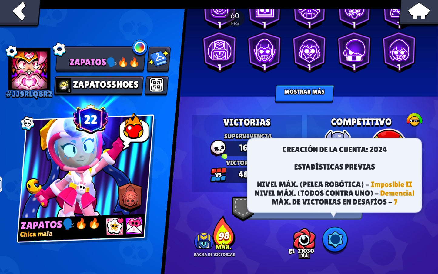 ⚡ Cuenta Brawl Stars