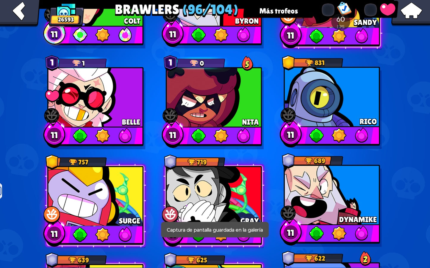 ⚡ Cuenta Brawl Stars