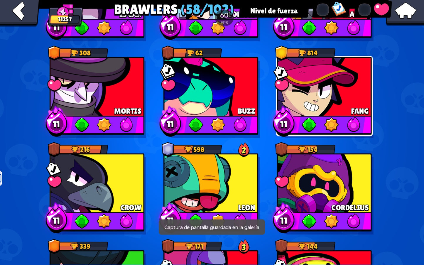 ⚡ Cuenta Brawl Stars
