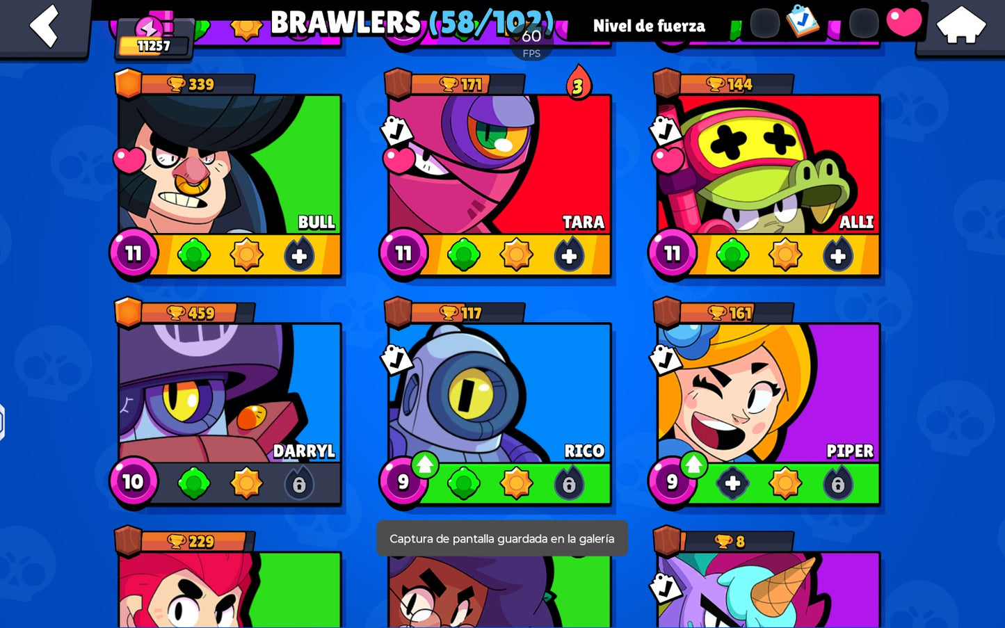 ⚡ Cuenta Brawl Stars