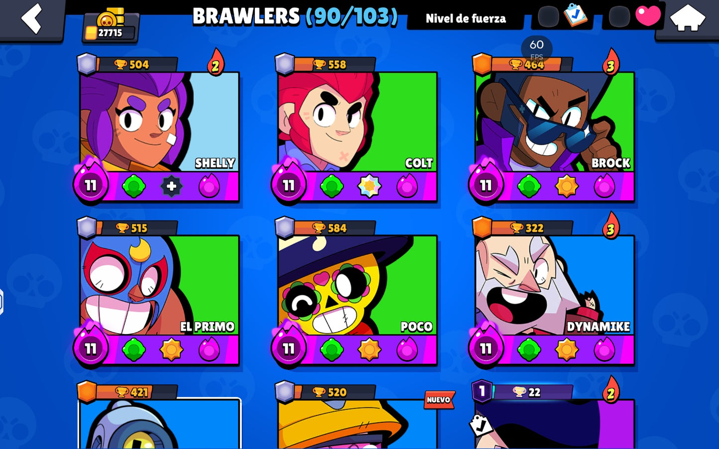 ⚡ Cuenta Brawl Stars