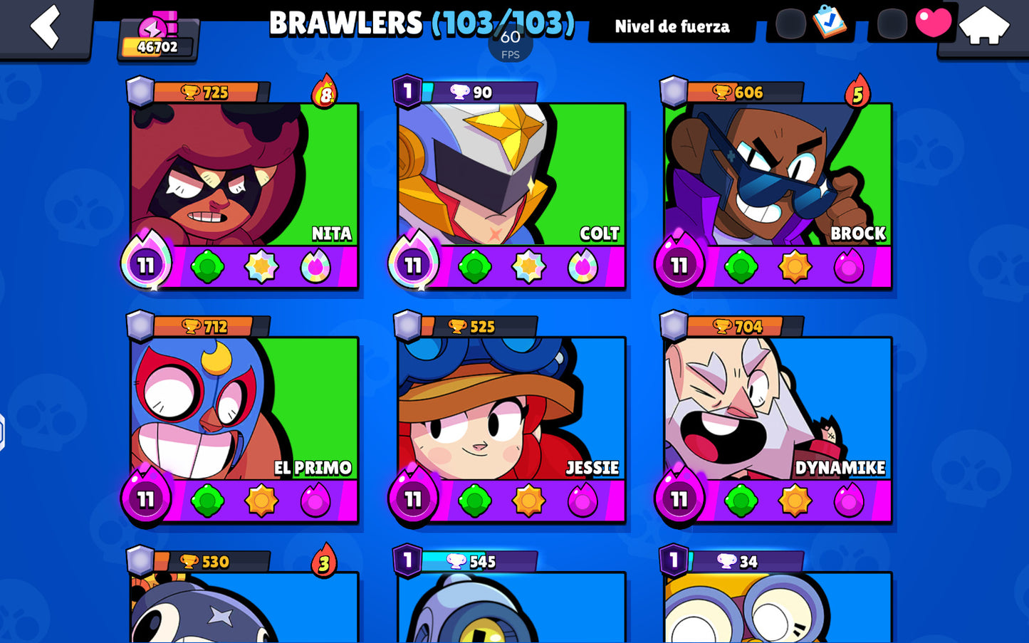 ⚡ Cuenta Brawl Stars