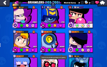 ⚡ Cuenta Brawl Stars