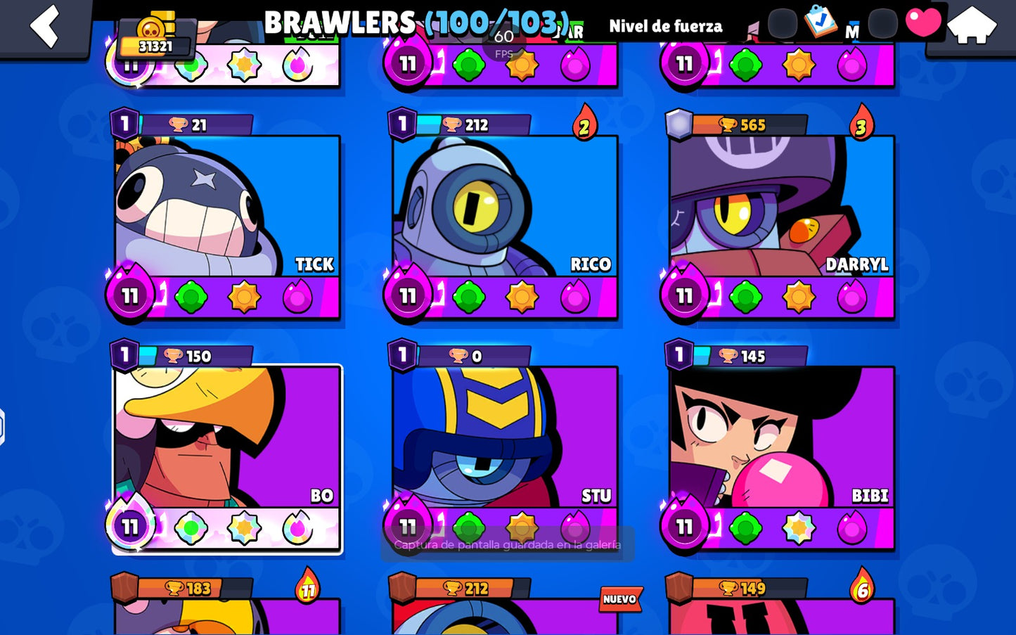 ⚡ Cuenta Brawl Stars