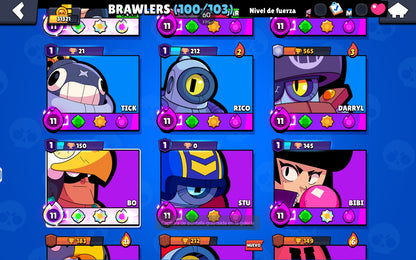 ⚡ Cuenta Brawl Stars