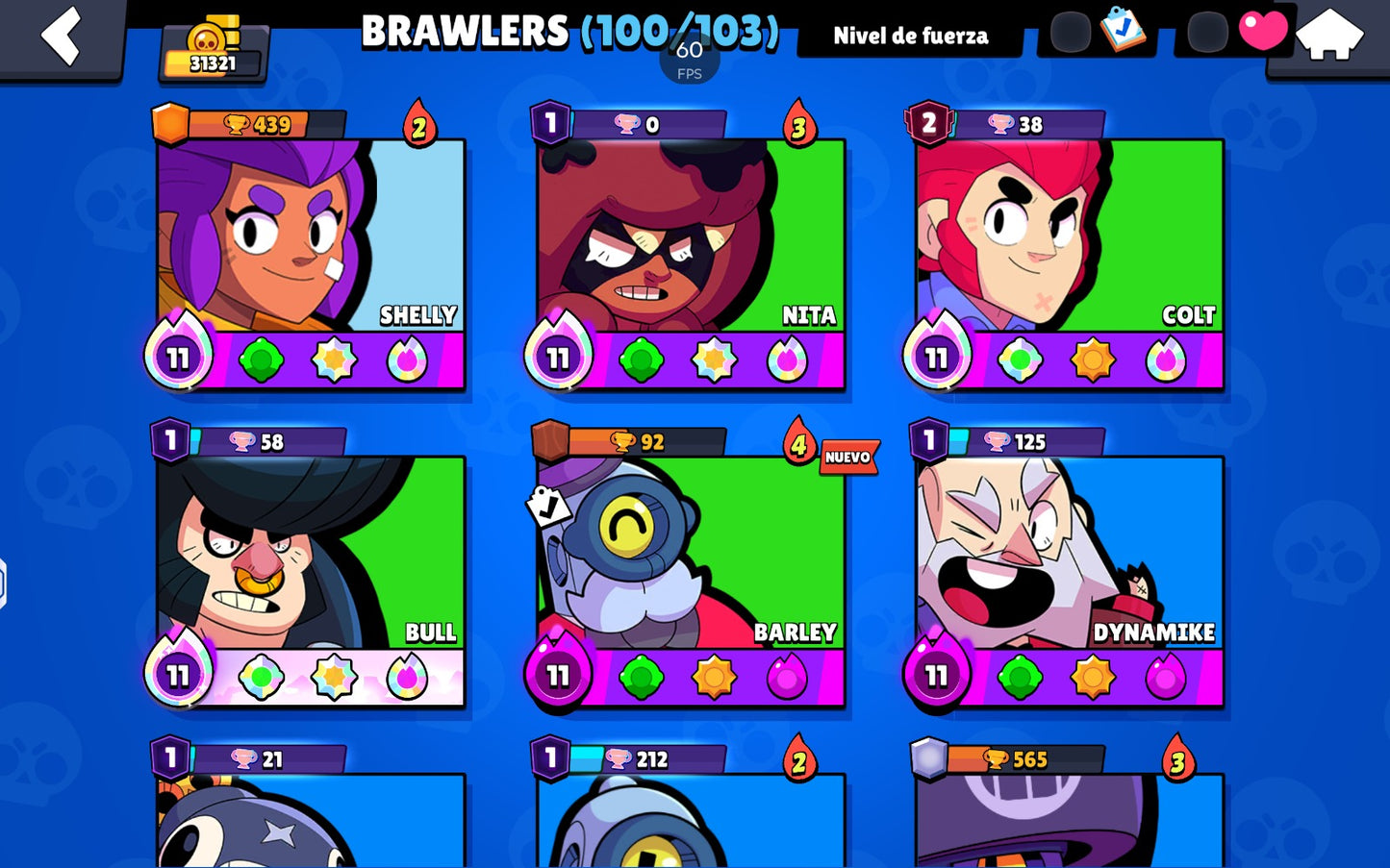 ⚡ Cuenta Brawl Stars