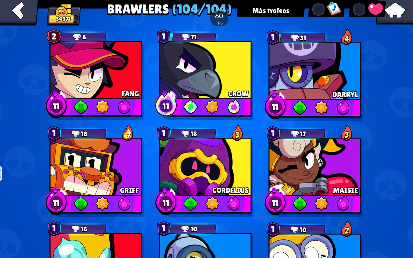⚡ Cuenta Brawl Stars
