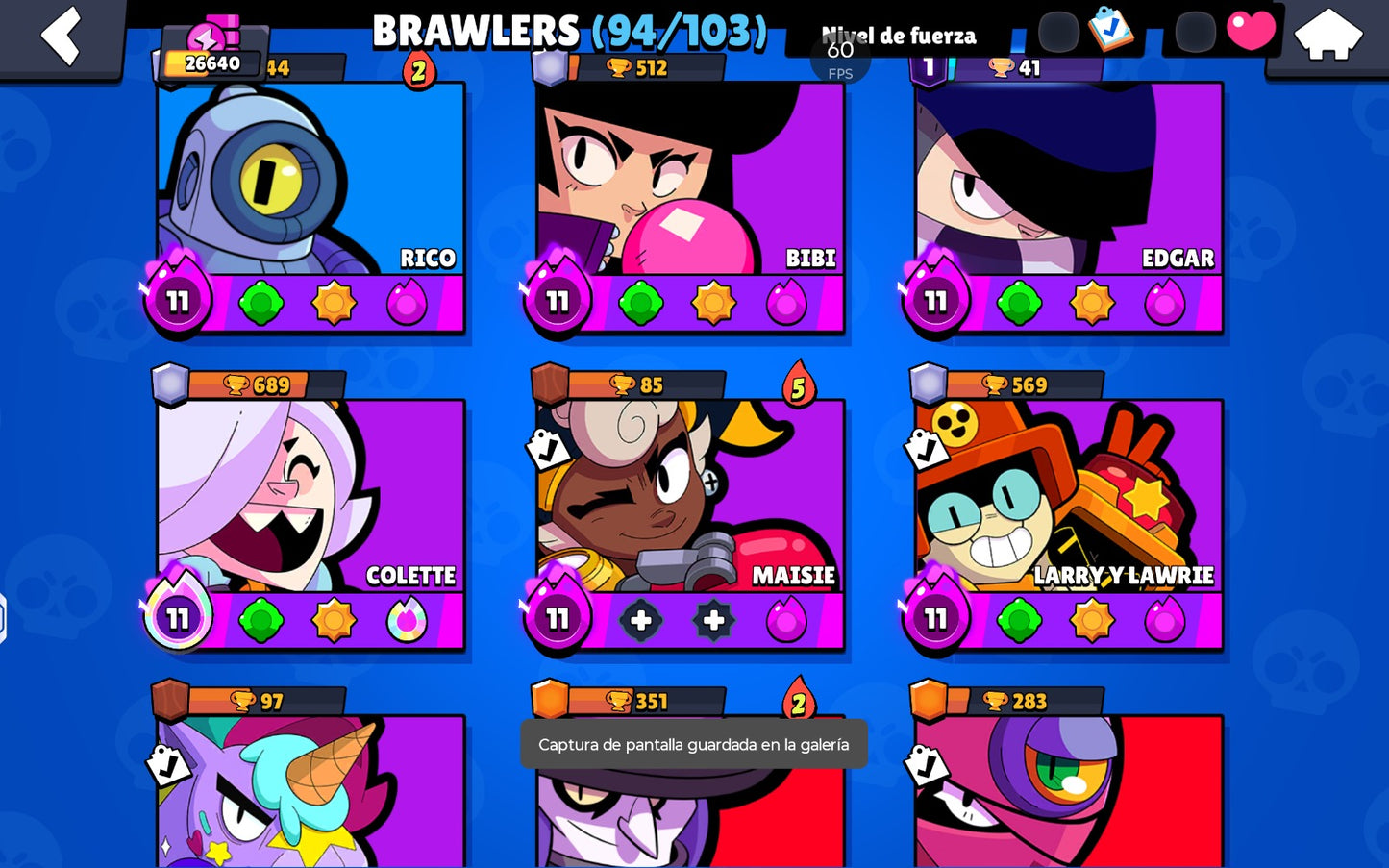 ⚡ Cuenta Brawl Stars