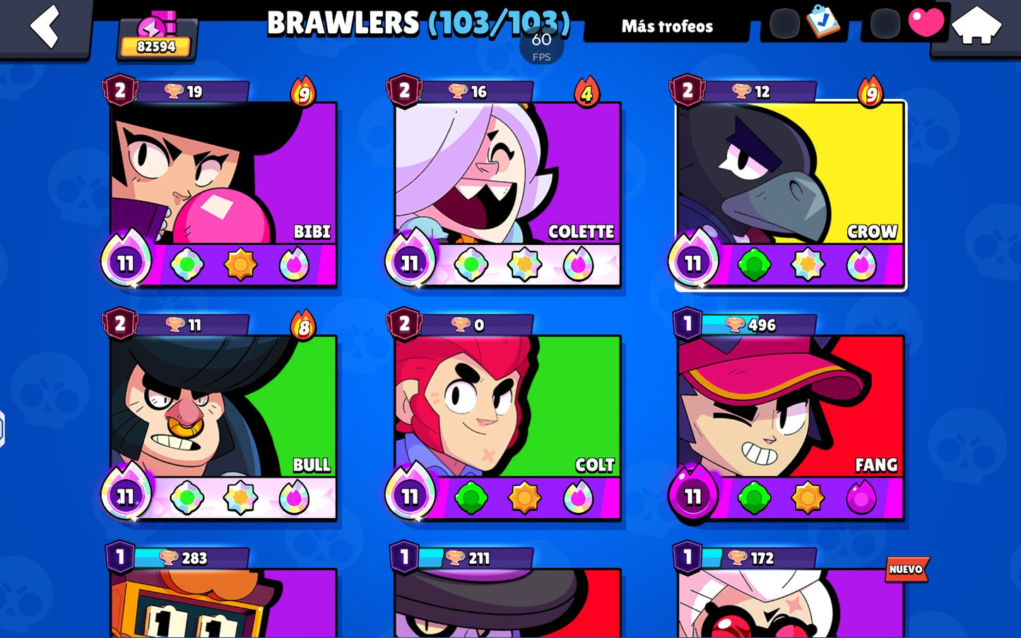 ⚡ Cuenta Brawl Stars