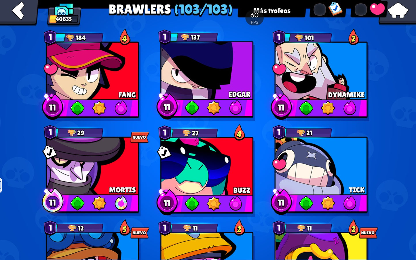 ⚡ Cuenta Brawl Stars