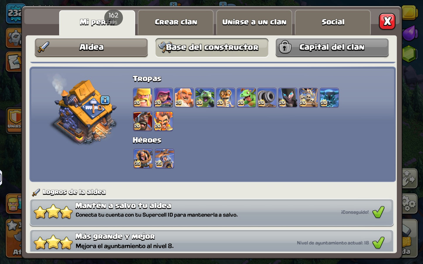 🏰 Cuenta Clash of Clans