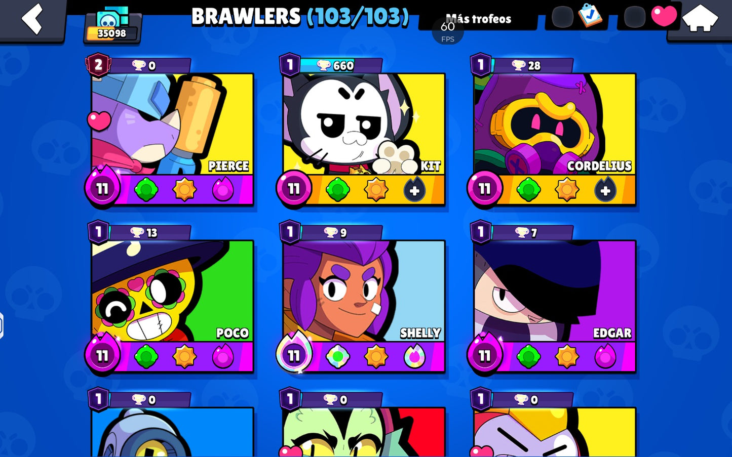 ⚡ Cuenta Brawl Stars