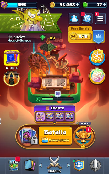 👑 Cuenta Clash Royale