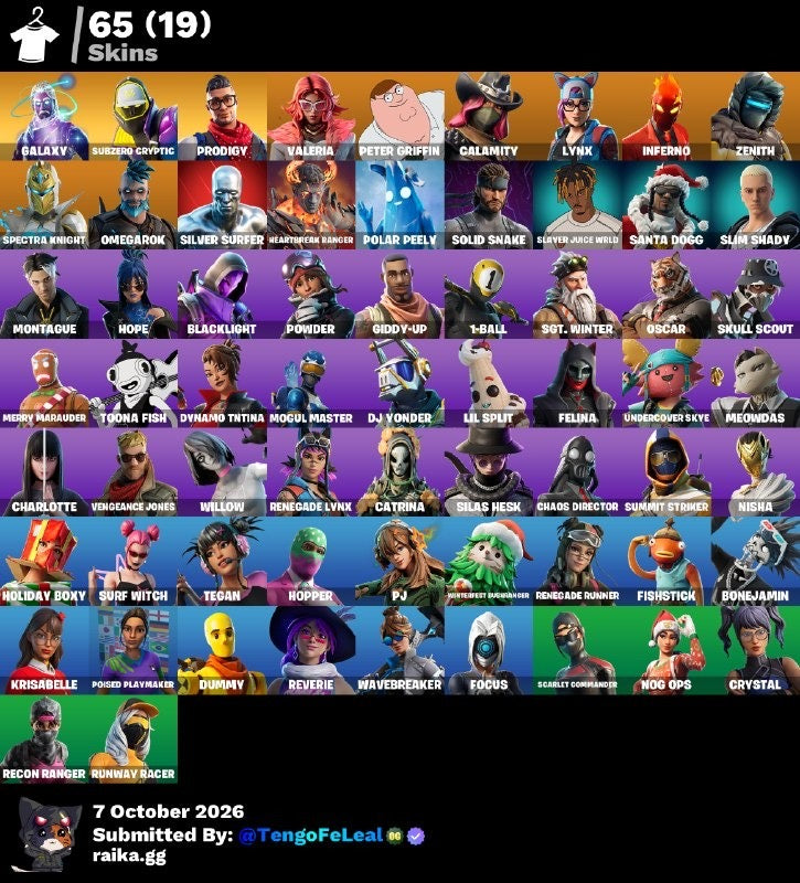 🎮 Cuenta Fortnite
