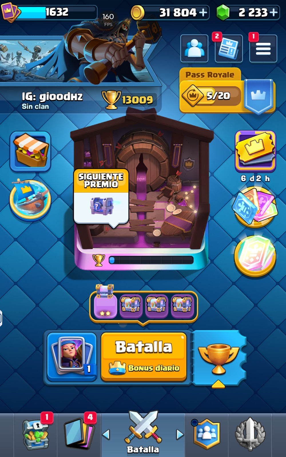 👑 Cuenta Clash Royale