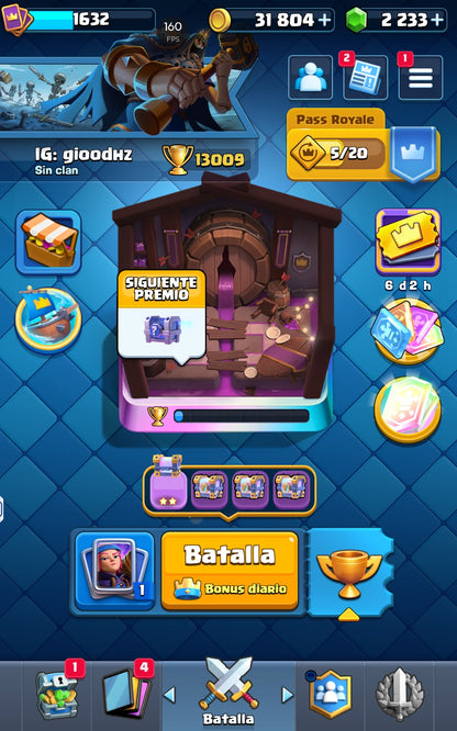 👑 Cuenta Clash Royale