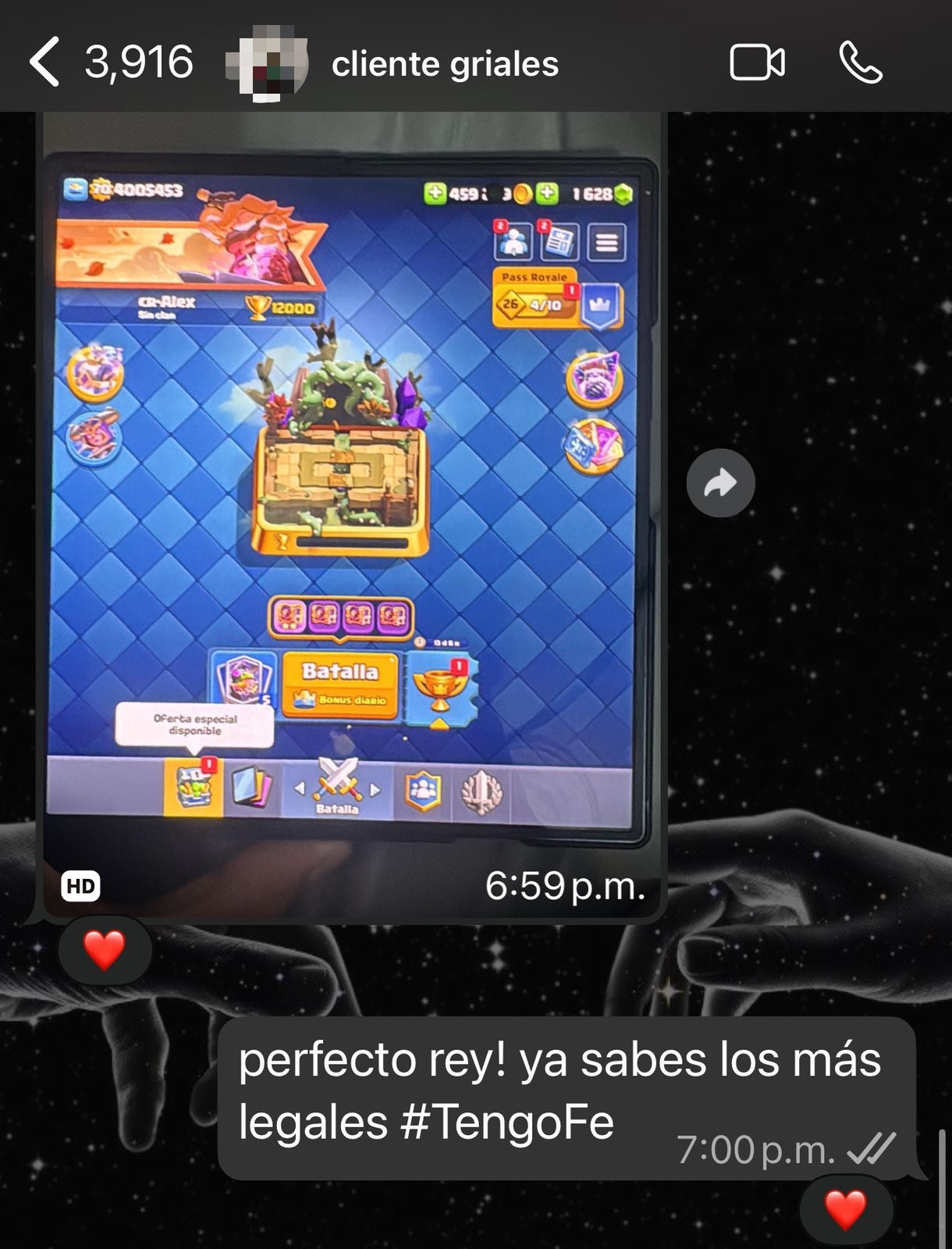 YA SE FUE EL SANTO GRIAL DE CLASH! DIOS LOS BENDIAGA! YA SABEN LOS MAS CONFIABLES! ♥️ 🎃 @everyone