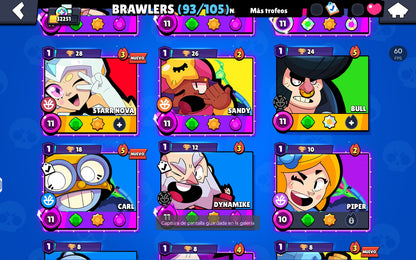 ⚡ Cuenta Brawl Stars