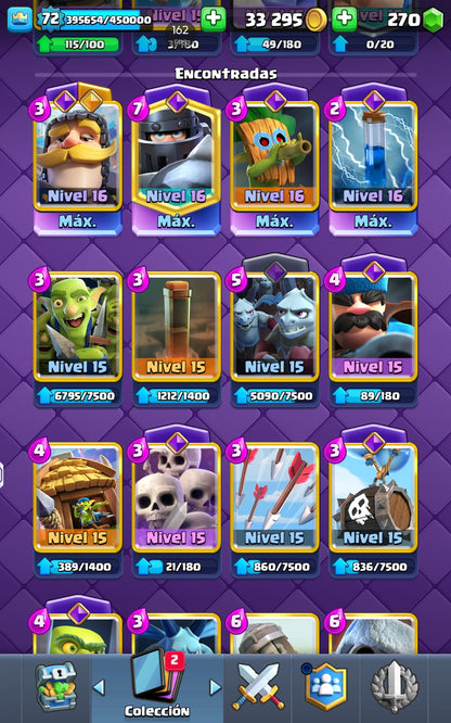 👑 Cuenta Clash Royale